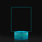 LED Acrylic Message Board - Reusable 3D Light Up Writing Board - Ever green palace