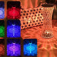 Crystal Diamond LED Touch Lamp - 16 Color Rechargeable Bedside Mood Light - Ever green palace