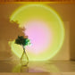 Sunset Projection LED Night Light - Wireless Mood lamp - Ever green palace