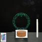 LED Acrylic Message Board - Reusable 3D Light Up Writing Board - Ever green palace