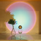 Sunset Projection LED Night Light - Wireless Mood lamp - Ever green palace