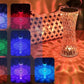 Crystal Diamond LED Touch Lamp - 16 Color Rechargeable Bedside Mood Light - Ever green palace