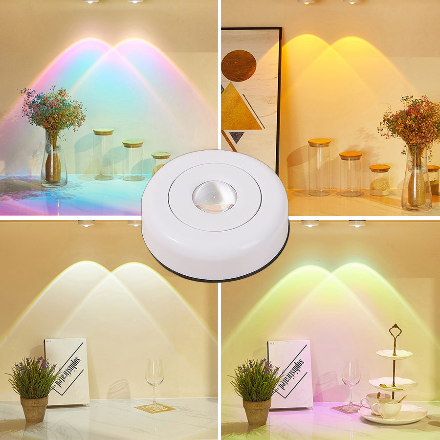 Sunset Projection LED Night Light - Wireless Mood lamp - Ever green palace